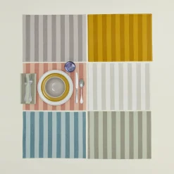 Hawkins New York Table Linens^Essential Striped Placemat, Set of 4