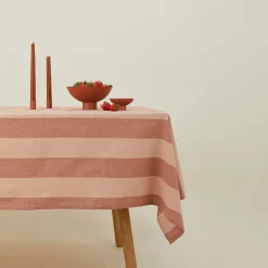Hawkins New York Table Linens^Essential Striped Tablecloth