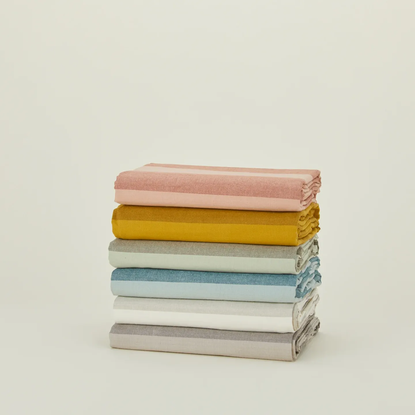 Hawkins New York Table Linens^Essential Striped Tablecloth