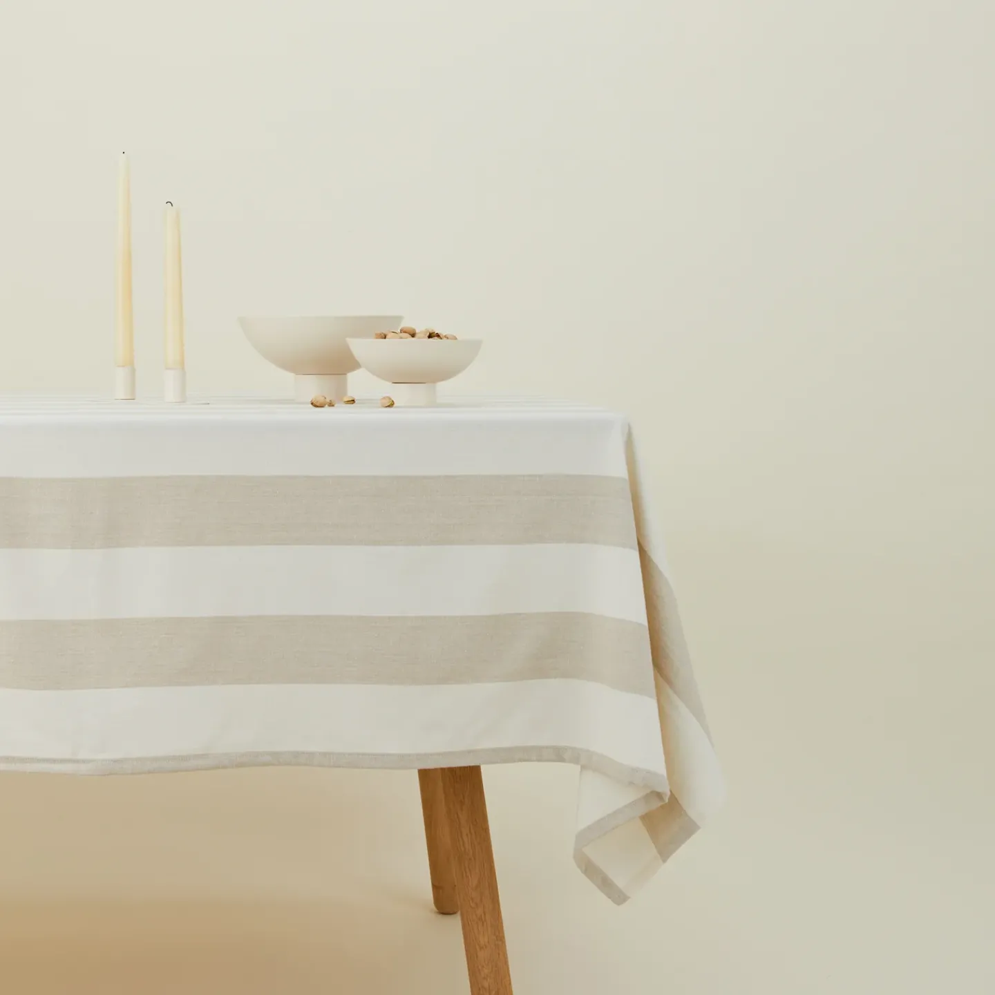 Hawkins New York Table Linens^Essential Striped Tablecloth