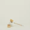 Hawkins New York Kitchen Cleaning^Essential Wood Handled Scrubber + Replacement Brush