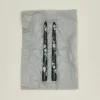 Ashley Myers Candles & Tapers^Floral Handpainted Taper Pair - Black