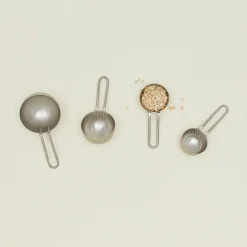 The Collective Kitchen Accessories^Forged Pewter Measuring Cup, Set of 4