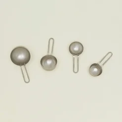 The Collective Kitchen Accessories^Forged Pewter Measuring Cup, Set of 4