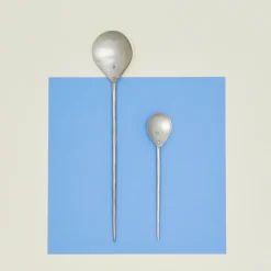 The Collective Kitchen Accessories|Serveware^Forged Pewter Stir Spoon, Set of 2