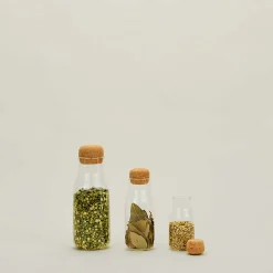 Kinto Storage & Organization|Baskets & Storage^Glass + Cork Bottle