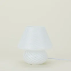 Humber Lighting & Furniture^Glass Large Mushroom Lamp
