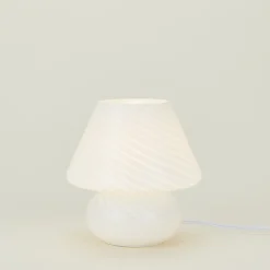 Humber Lighting & Furniture^Glass Large Mushroom Lamp