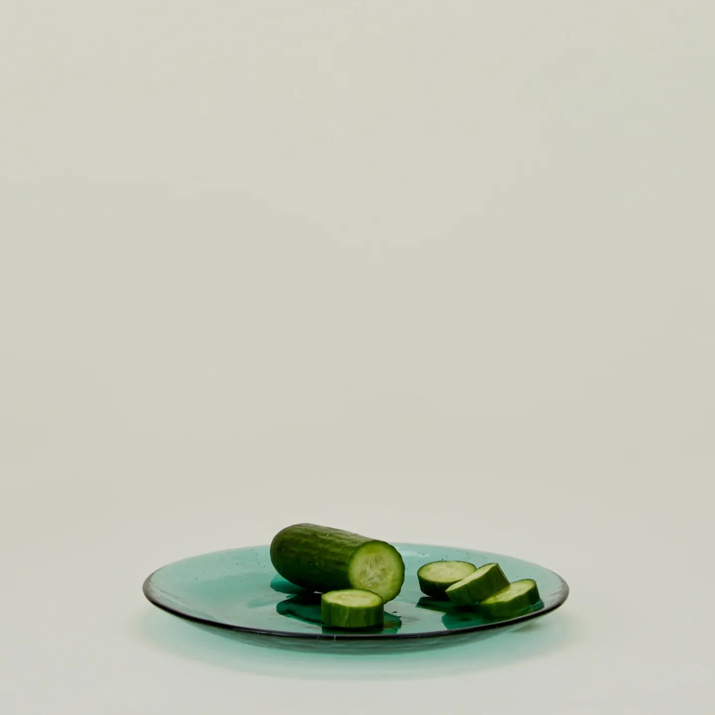 British Colour Standard Dinnerware^Glass Salad Plate