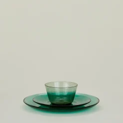British Colour Standard Dinnerware^Glass Salad Plate