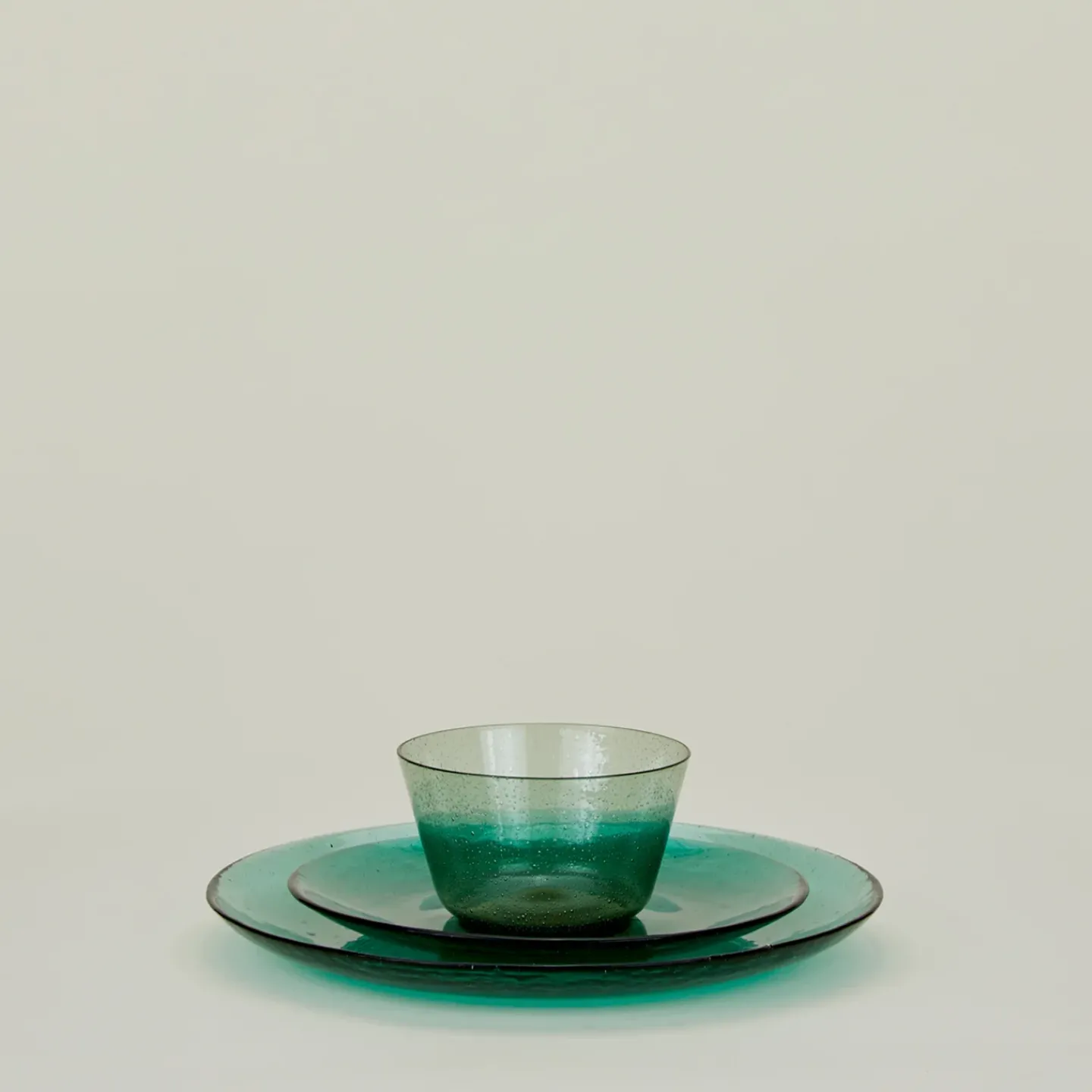British Colour Standard Dinnerware^Glass Salad Plate