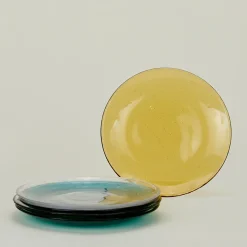 British Colour Standard Dinnerware^Glass Salad Plate