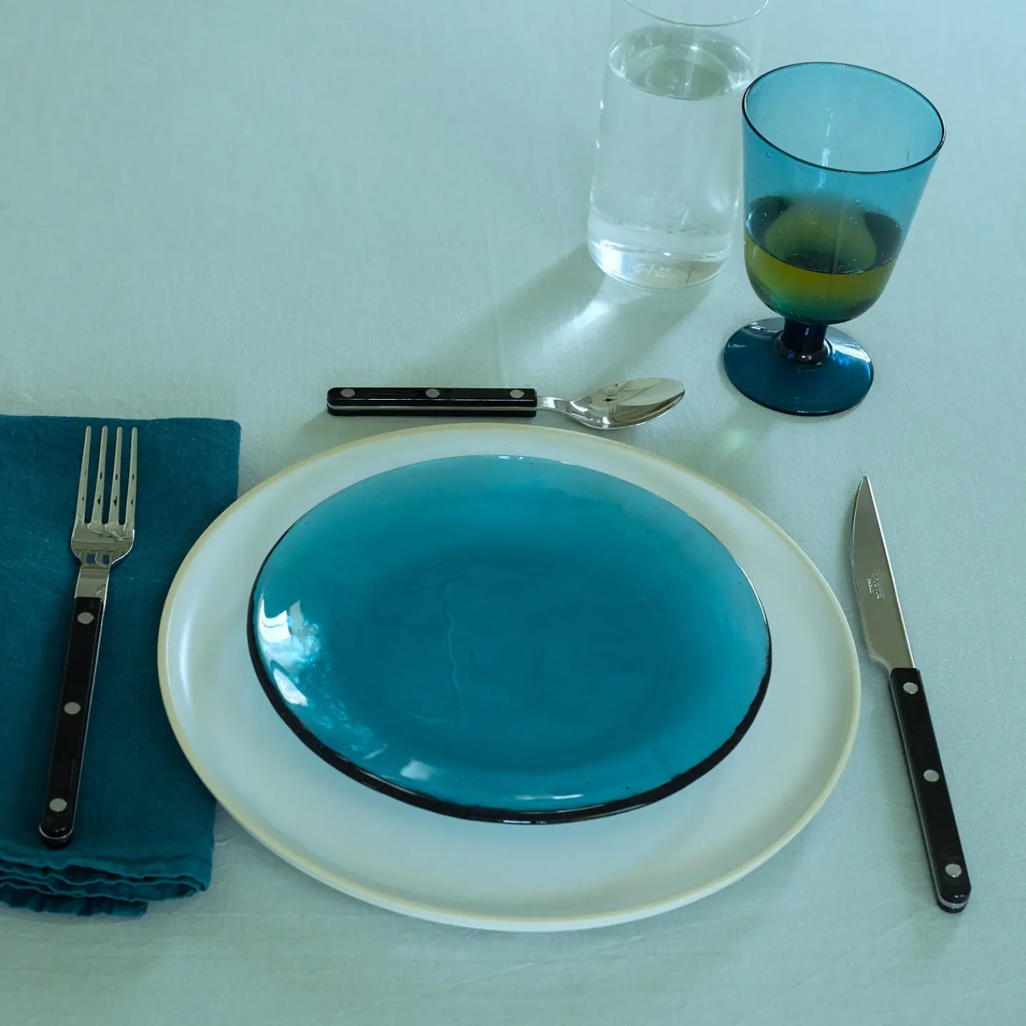 British Colour Standard Dinnerware^Glass Salad Plate