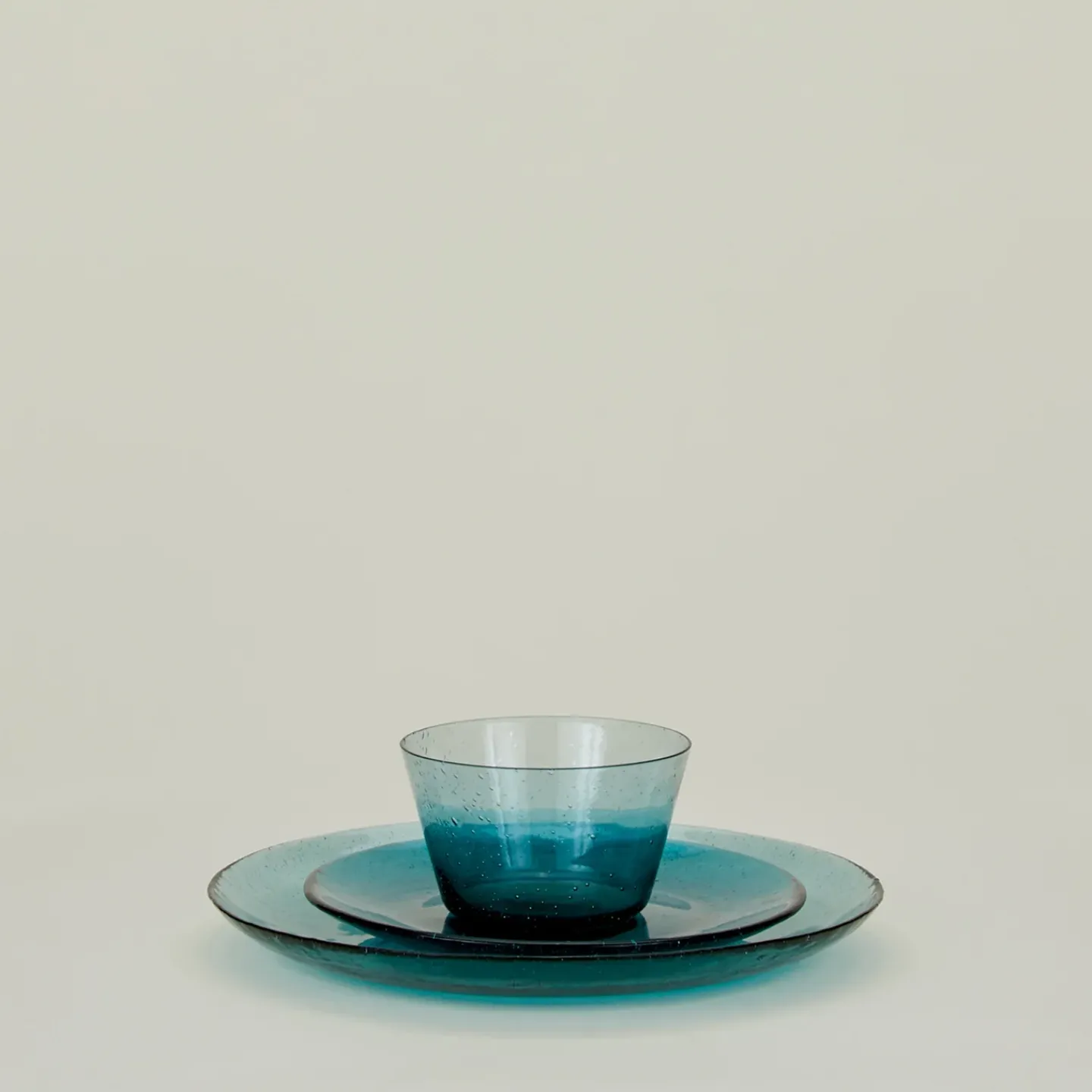 British Colour Standard Dinnerware^Glass Salad Plate