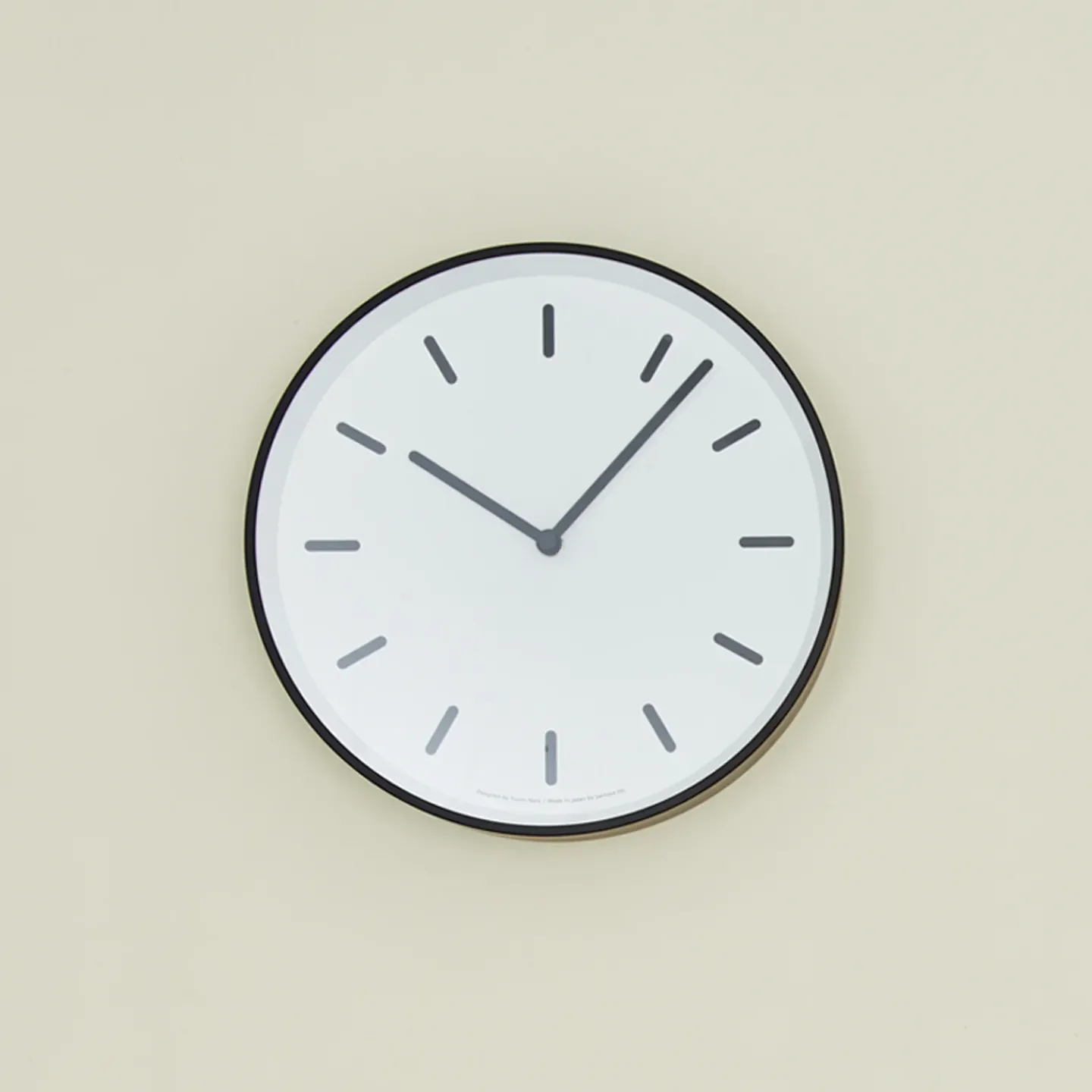 LEMNOS Office & Games^Graphic Wall Clock - Black
