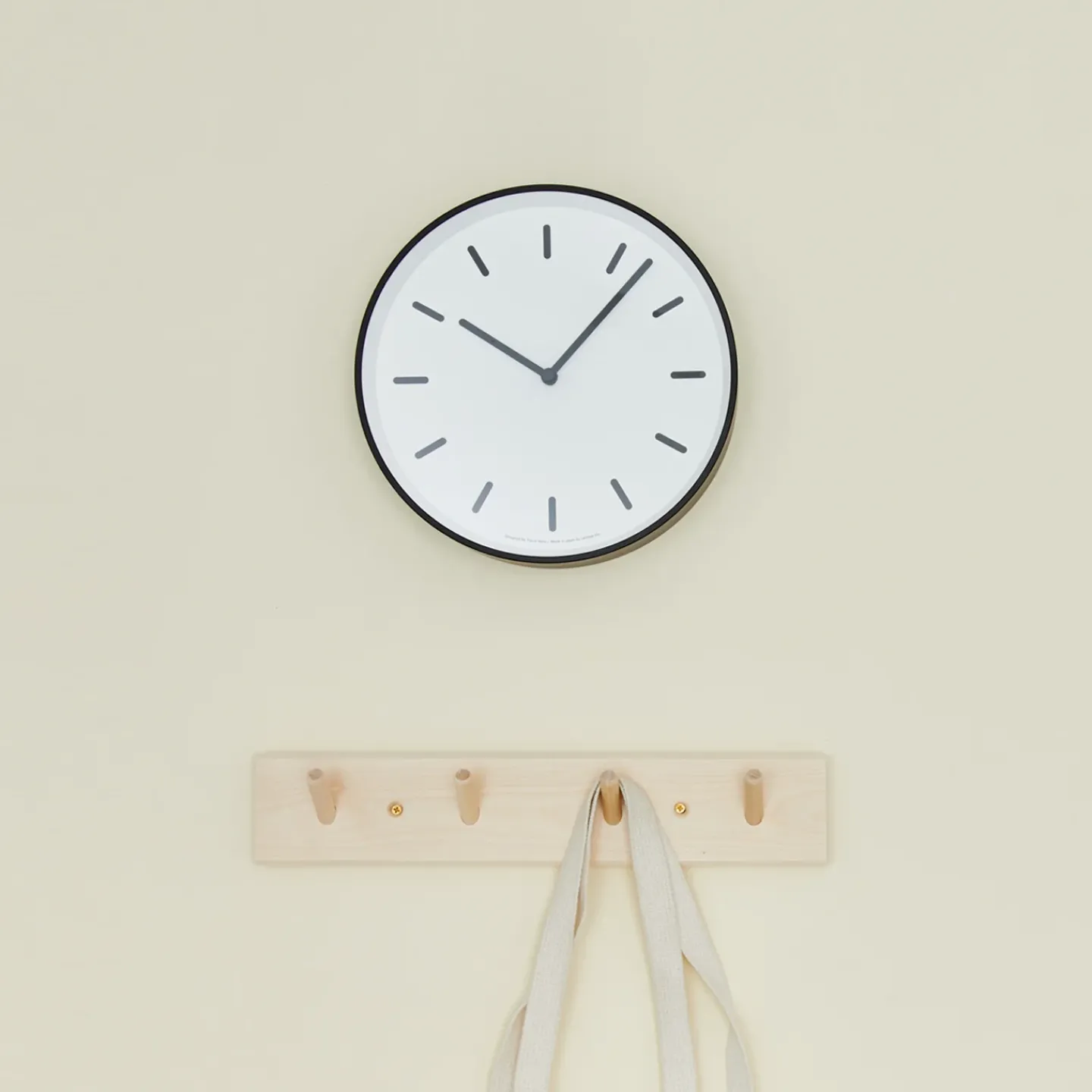LEMNOS Office & Games^Graphic Wall Clock - Black