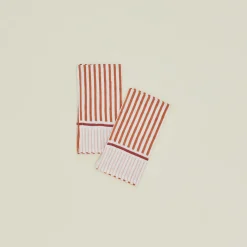 Craft Boat Table Linens^Hand Block Crossroads Napkin, Set of 2