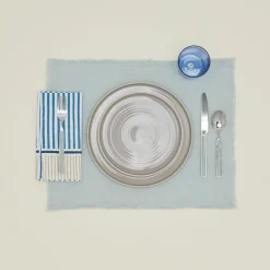 Craft Boat Table Linens^Hand Block Crossroads Napkin, Set of 2