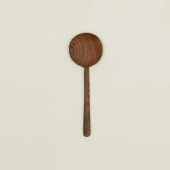 Hawkins New York Kitchen Accessories^Hand Carved Walnut Large Round Spoon