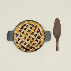 Hawkins New York Kitchen Accessories|Flatware^Hand Carved Walnut Pie Server