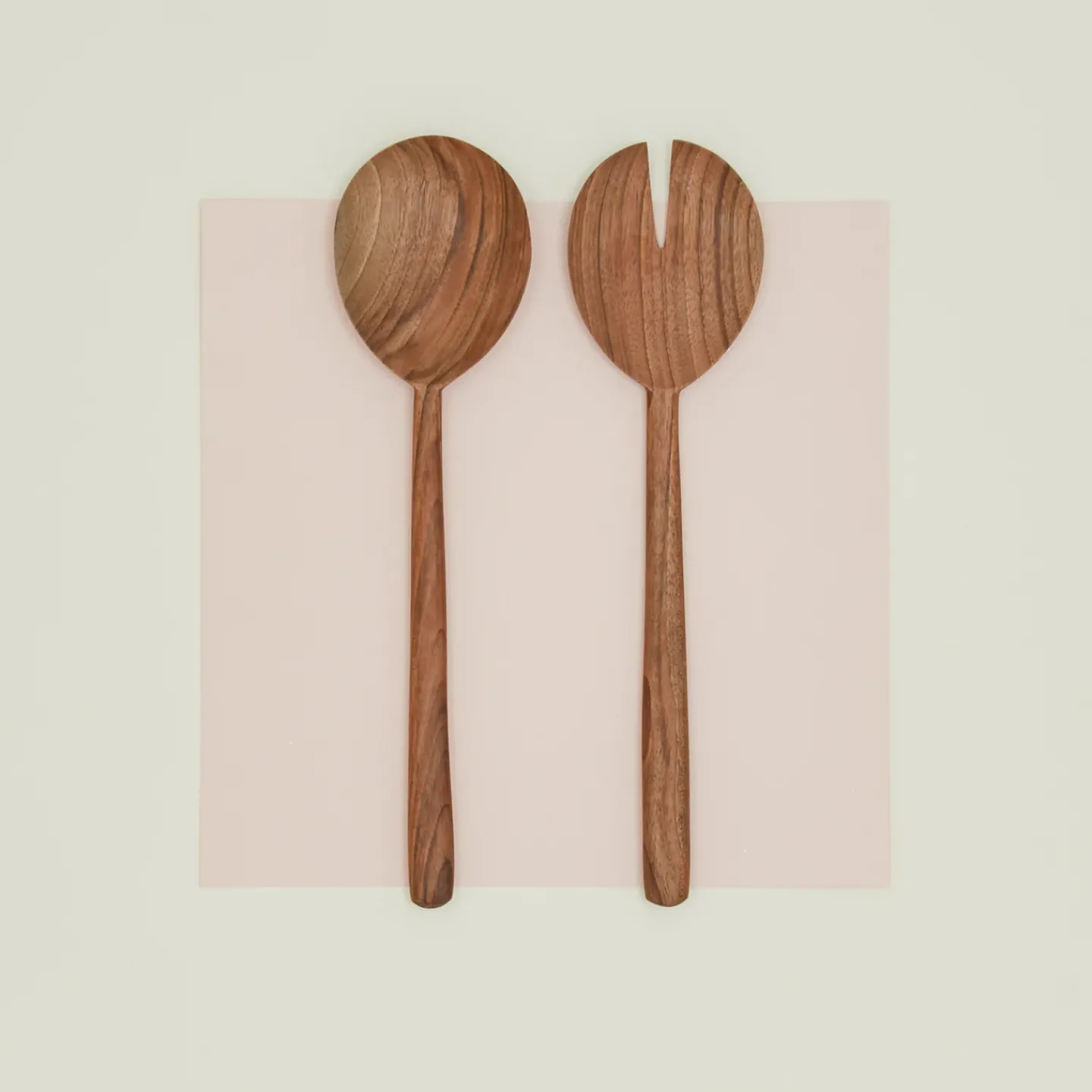Hawkins New York Kitchen Accessories|Flatware^Hand Carved Walnut Serving Set