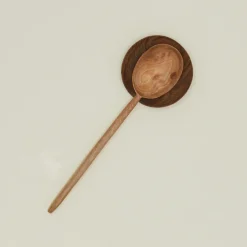 Hawkins New York Kitchen Accessories^Hand Carved Walnut Spoon Rest