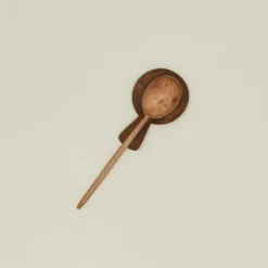 Hawkins New York Kitchen Accessories^Hand Carved Walnut Spoon Rest + Handle
