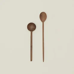 Hawkins New York Kitchen Accessories^Hand Carved Walnut Tasting Spoon