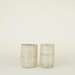 Itza Wood Kitchen Accessories|Storage & Organization^Handwoven Canister - Narrow