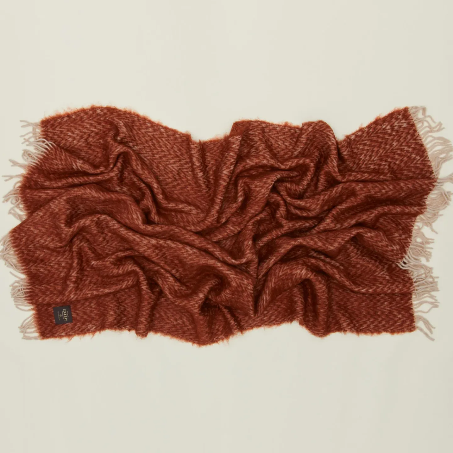 Mantas Ezcaray Throws^Herringbone Mohair Throw