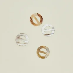 MAADILI COLLECTIVE Table Linens^Horn Napkin Ring, Set of 4