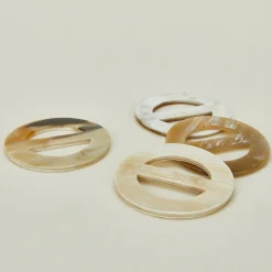 MAADILI COLLECTIVE Table Linens^Horn Napkin Ring, Set of 4