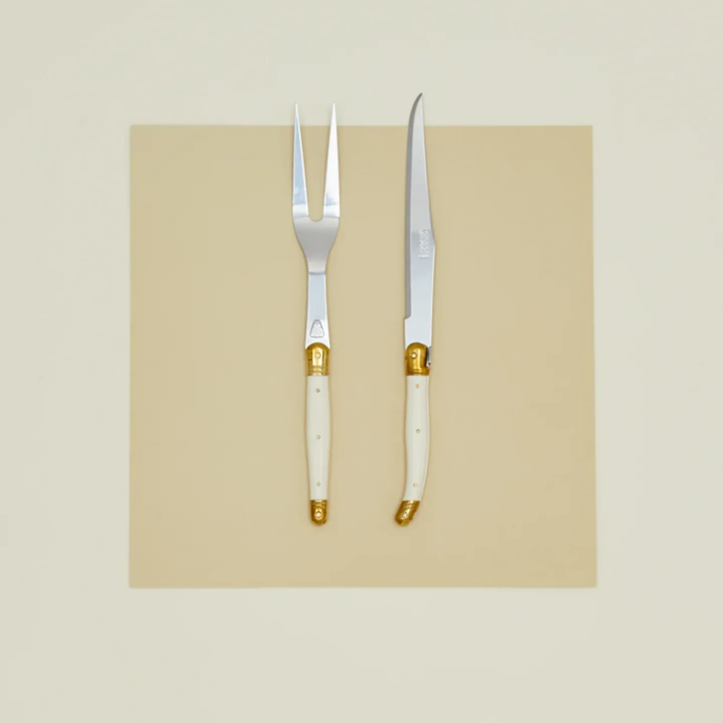Jean Dubost Flatware^Carving Set