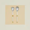 Jean Dubost Flatware^Salad Servers