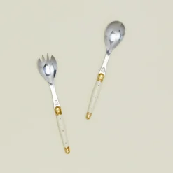 Jean Dubost Flatware^Salad Servers