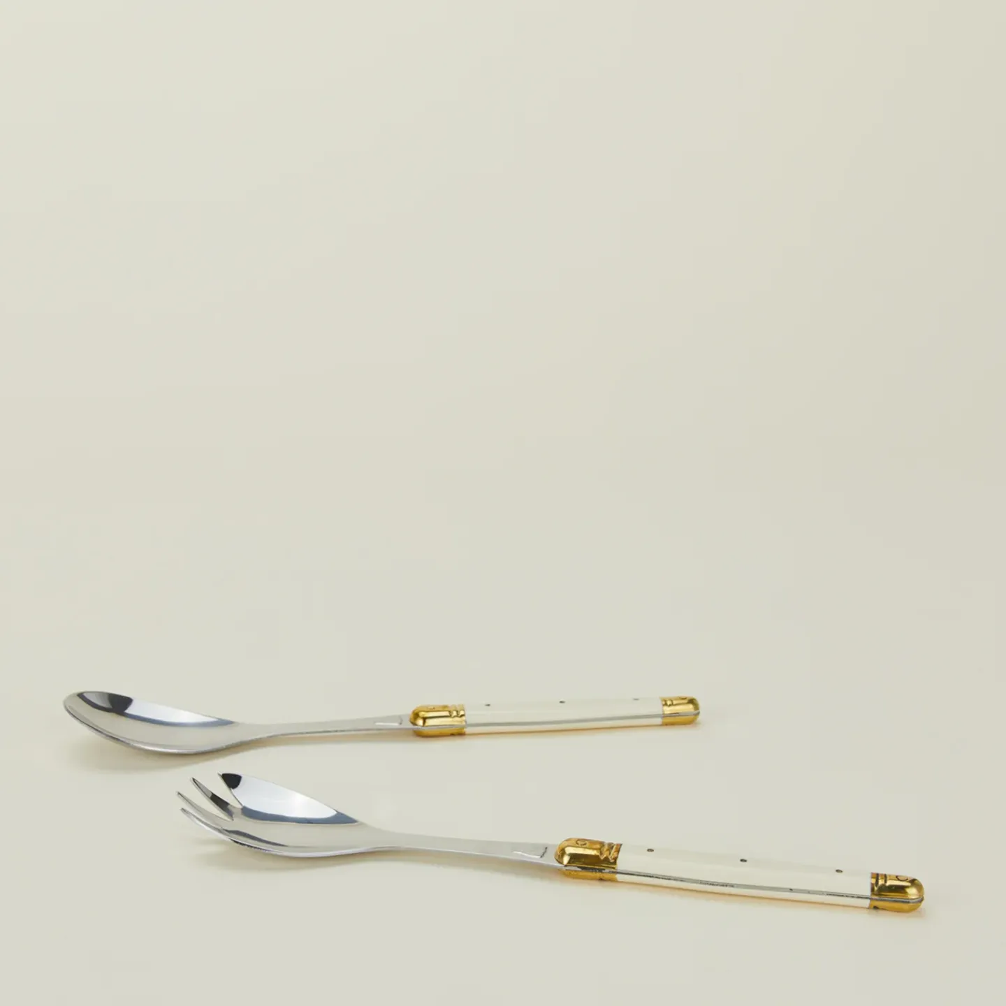 Jean Dubost Flatware^Salad Servers