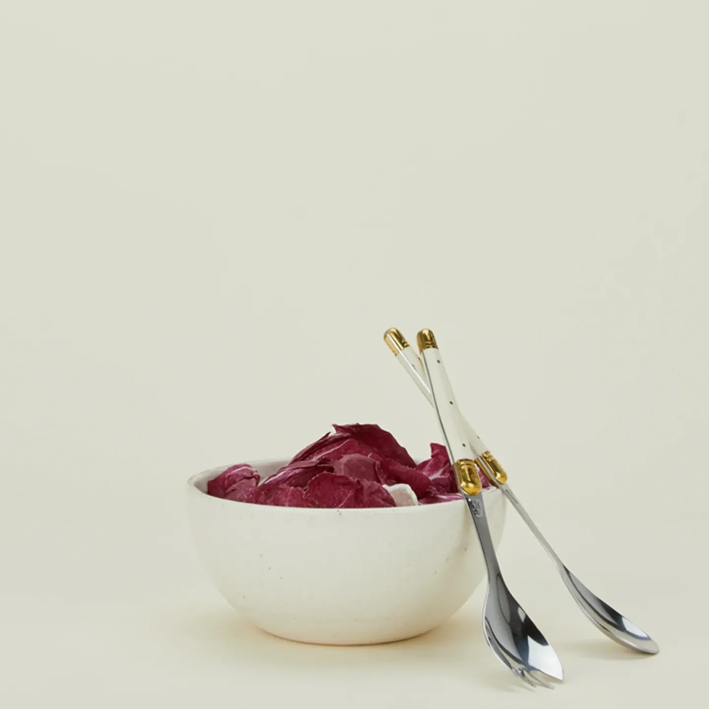 Jean Dubost Flatware^Salad Servers