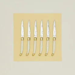Jean Dubost Flatware^Steak Knife Set