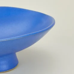 Settle Ceramics Kitchen Accessories|Storage & Organization^Klein Blue Footed Oval Server