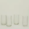 Sir/Madam Glassware & Barware^Large Seeded Glass, Set of 4