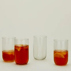 Sir/Madam Glassware & Barware^Large Seeded Glass, Set of 4