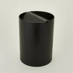 Saikai Toki Bath Accessories|Baskets & Storage^Lidded Wooden Wastebasket
