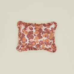 Craft Boat Pillows^Marbled Cotton Ruffled Pillow Cover