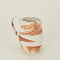 Bloomingville Glassware & Barware|Vases & Bowls^Marbled Stoneware Pitcher
