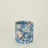 Craft Boat Bath Accessories|Baskets & Storage^Marbleized Hexagon Wastebasket