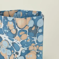Craft Boat Bath Accessories|Baskets & Storage^Marbleized Hexagon Wastebasket