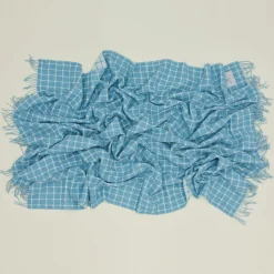 Bronte Moon Throws^Merino Wool Check Throw