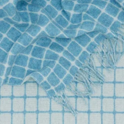 Bronte Moon Throws^Merino Wool Check Throw