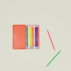 Printworks Office & Games^Neon Colored Pencils, Set of 12
