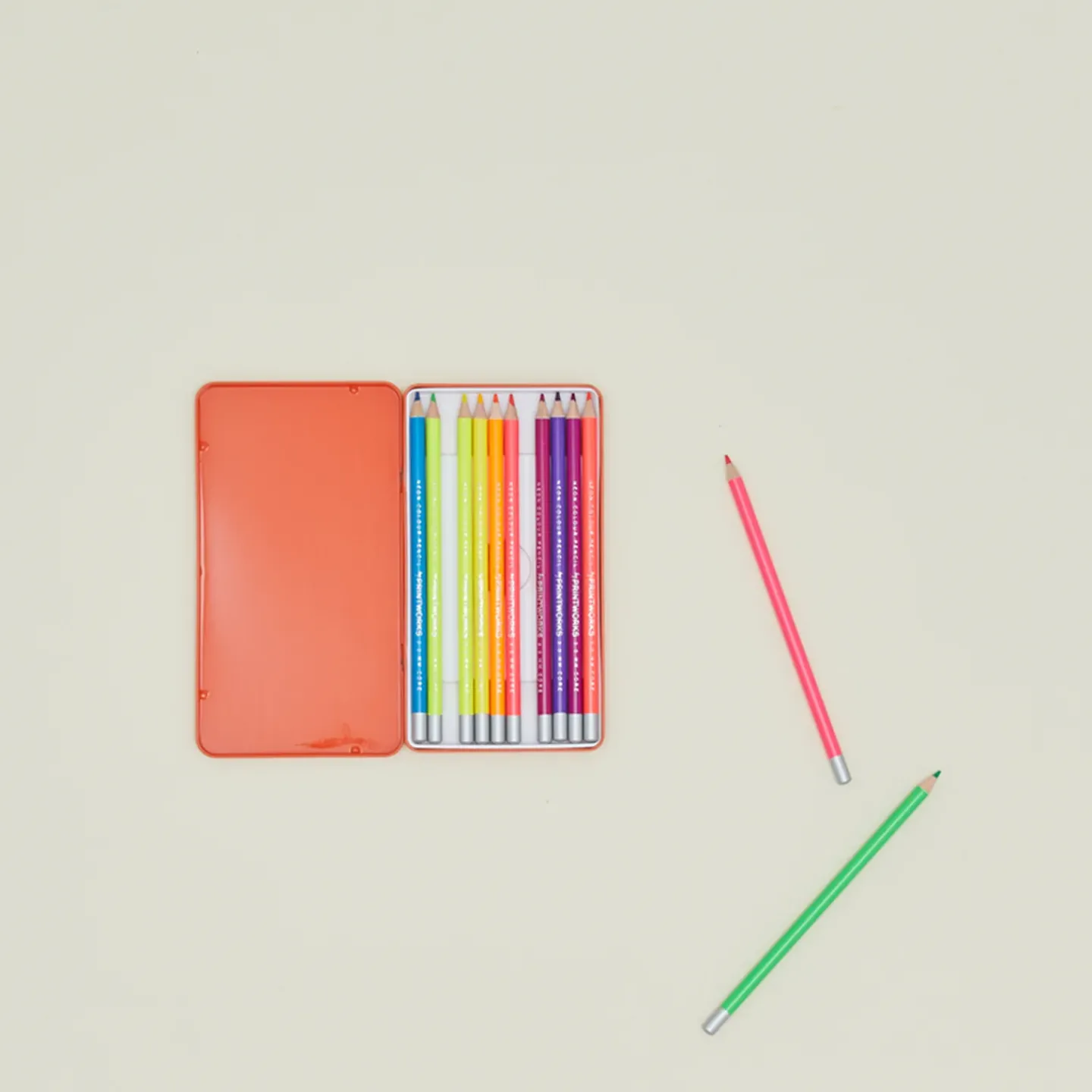 Printworks Office & Games^Neon Colored Pencils, Set of 12